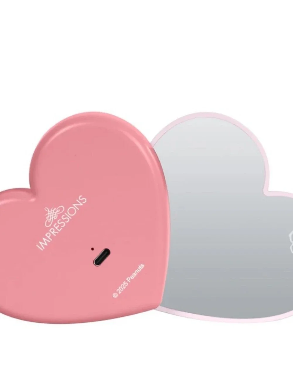 Impressions X Peanuts Snoopy Swivel Heart LED Compact Mirror